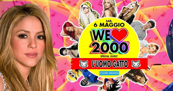 We Love 2000® Party + Uomo Gatto