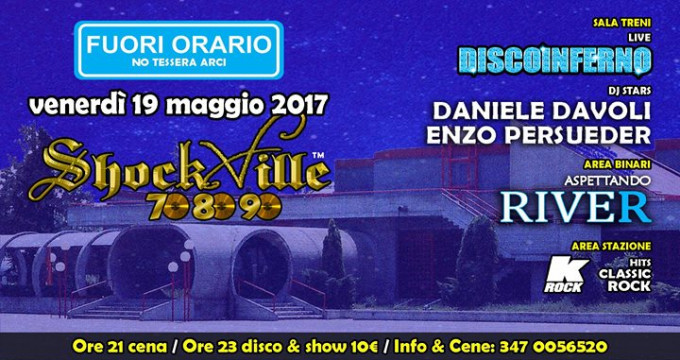 Shockville 70/80/90 al Fuori Orario (no tessera arci)