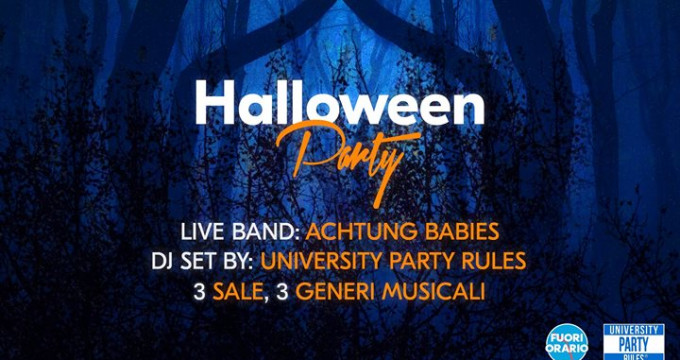 Achtung Babies in concerto at Fuori Orario | Halloween Party