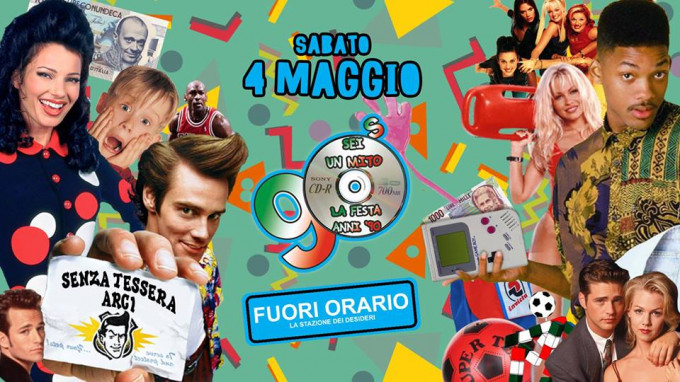 FESTA ANNI 90 di Parma & Reggio ☆ Sabato 4 Maggio @Fuori Orario @FUORI  ORARIO - 04/05/2019 - Parma - Parma Night - Eventi e news nelle discoteche e  locali notturni di Parma e provincia.